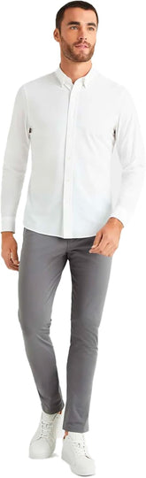 Commuter Pants for Men, Slim-Fit Mens Dress Pants, Stretch Fabric, Mens Work Pants, Mens Casual Pants Wrinkle Resistant